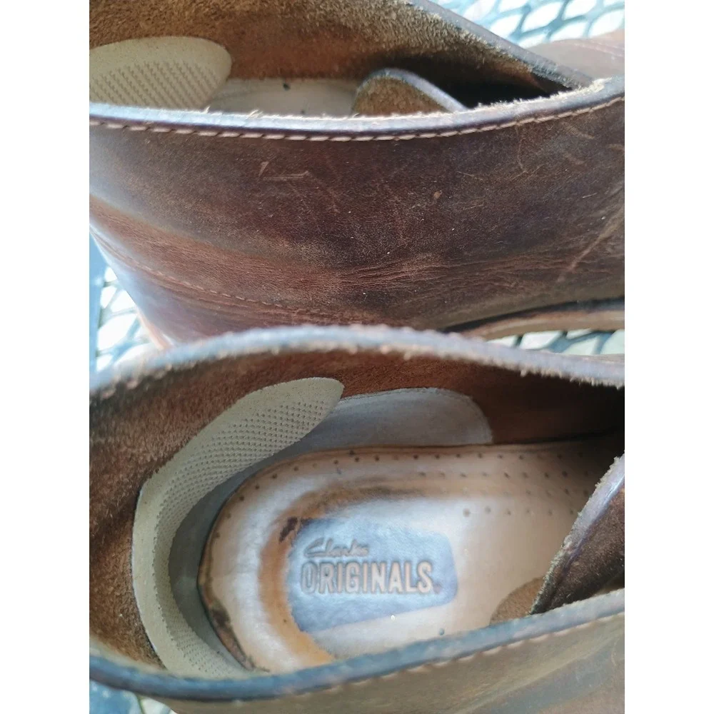 Clark's Original Brown Leather Desert Boot Leather Boots Men's  Size 7